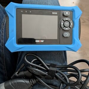 Innova SD35 Diagnostic Tool in Blue. Advanced OBD2 Scanner.